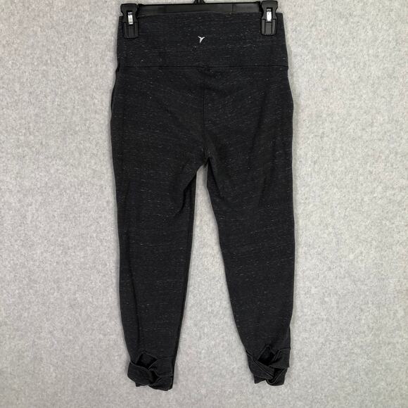 Old Navy Legging Womens‎ Medium Gray 7/8 Twist Hem Active Go Dry Cozy Jersey - Picture 5 of 9